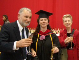 Smiling graduate